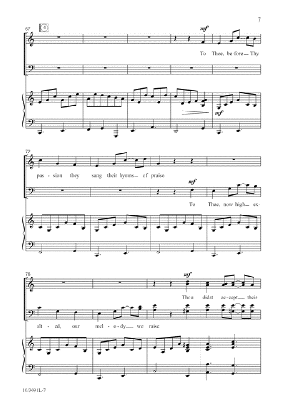 Let Sweet Hosannas Ring Let Sweet Hosannas Ring 4-Part scores gallery preview page 8