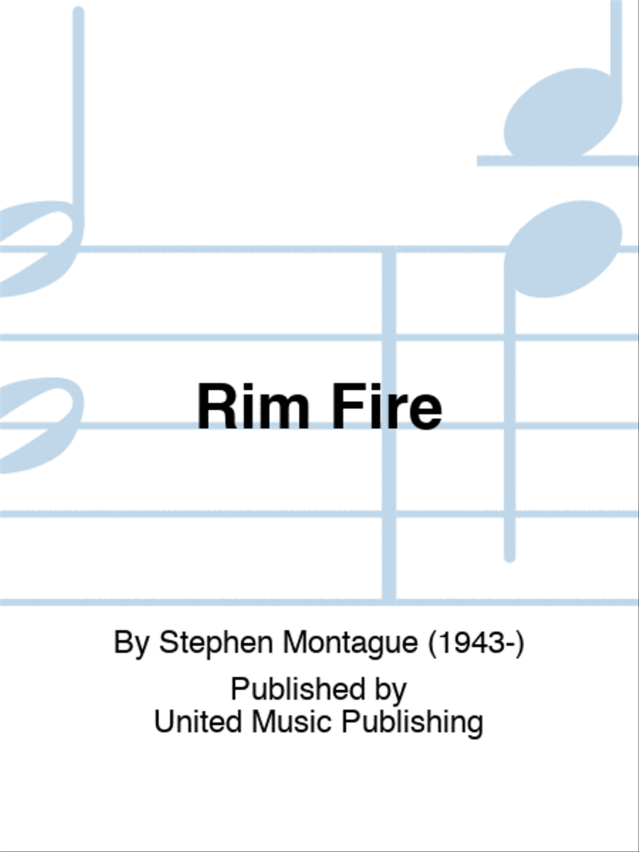 Rim Fire Rim Fire Percussion scores gallery preview page 1