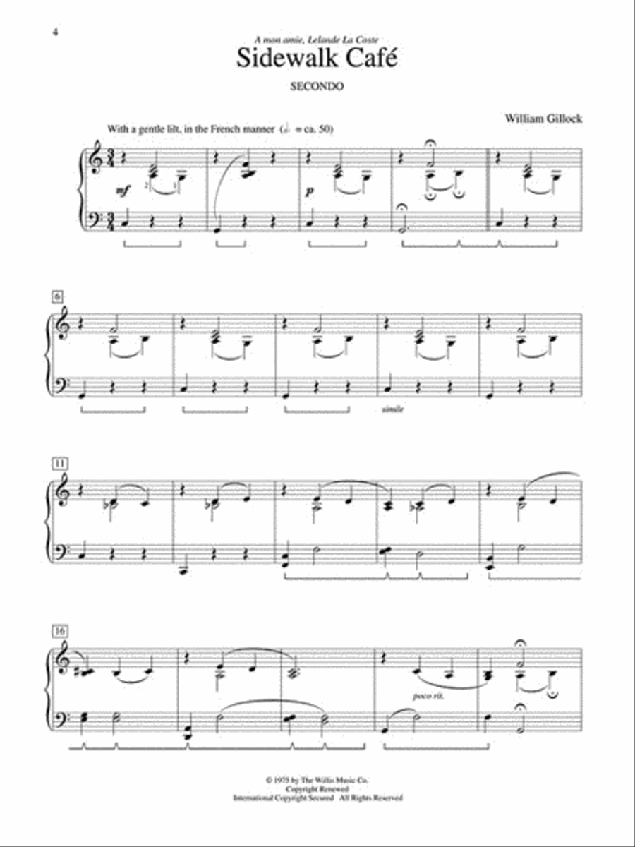 Accent on Duets 1 Piano, 4-Hands scores gallery preview page 3