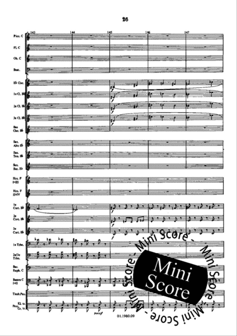 Dynamic Ouverture Concert Band scores gallery preview page 30