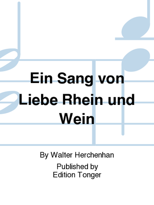 Book cover for Ein Sang von Liebe Rhein und Wein