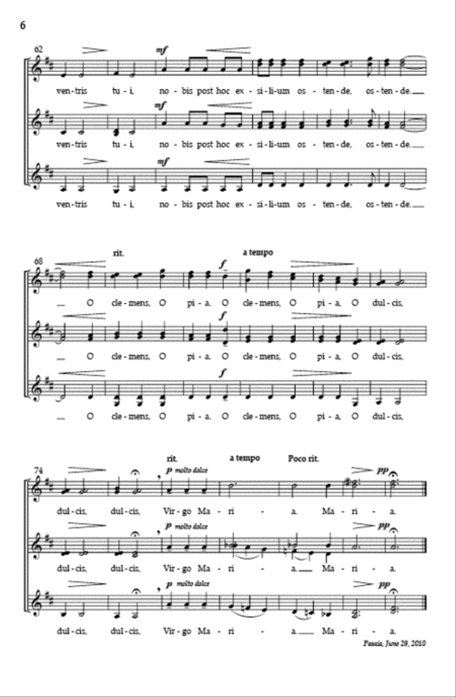 Salve Regina (SSAA) Salve Regina (SSAA) SSAA scores gallery preview page 5