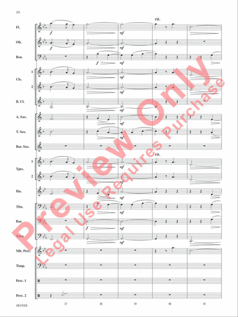 Harry Potter -- Wizards Unite Concert Band scores gallery preview page 11