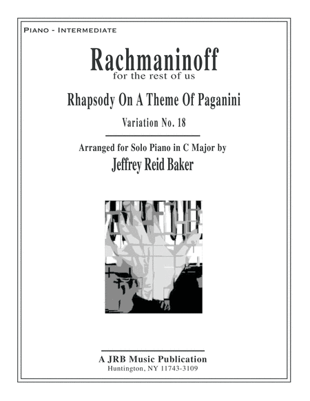 Variation 18 from Rachmaninoff's Rhapsody On A Theme Of Paganini image number null