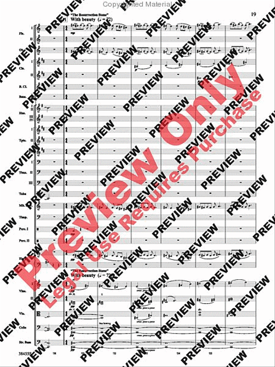 Harry Potter and the Deathly Hallows, Part 2, Suite from Full Orchestra scores gallery preview page 20