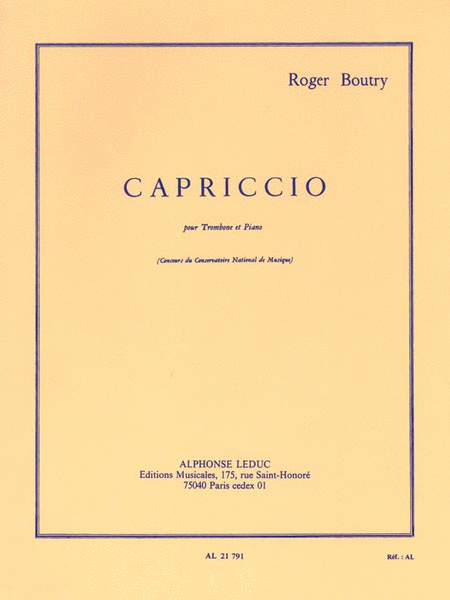 Capriccio (trombone/ Piano)
