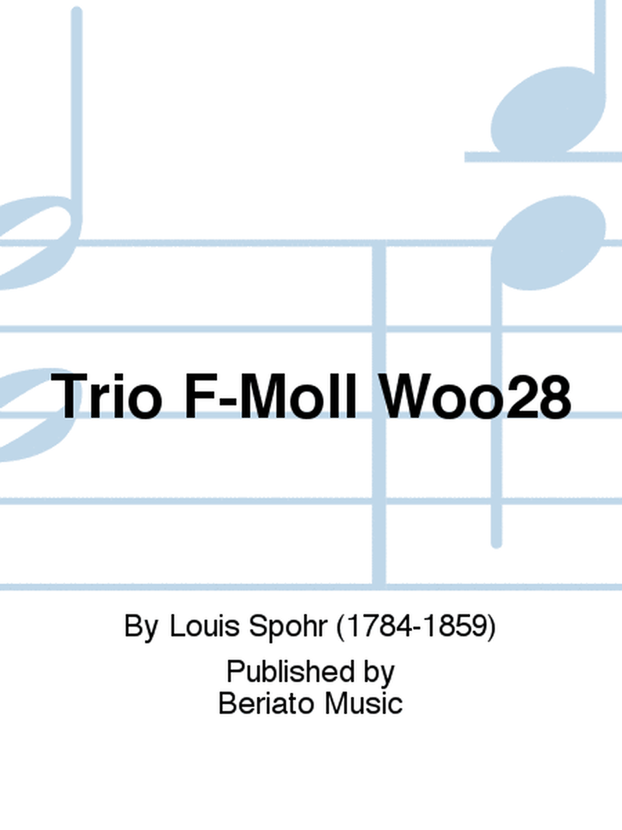 Trio F-Moll Woo28