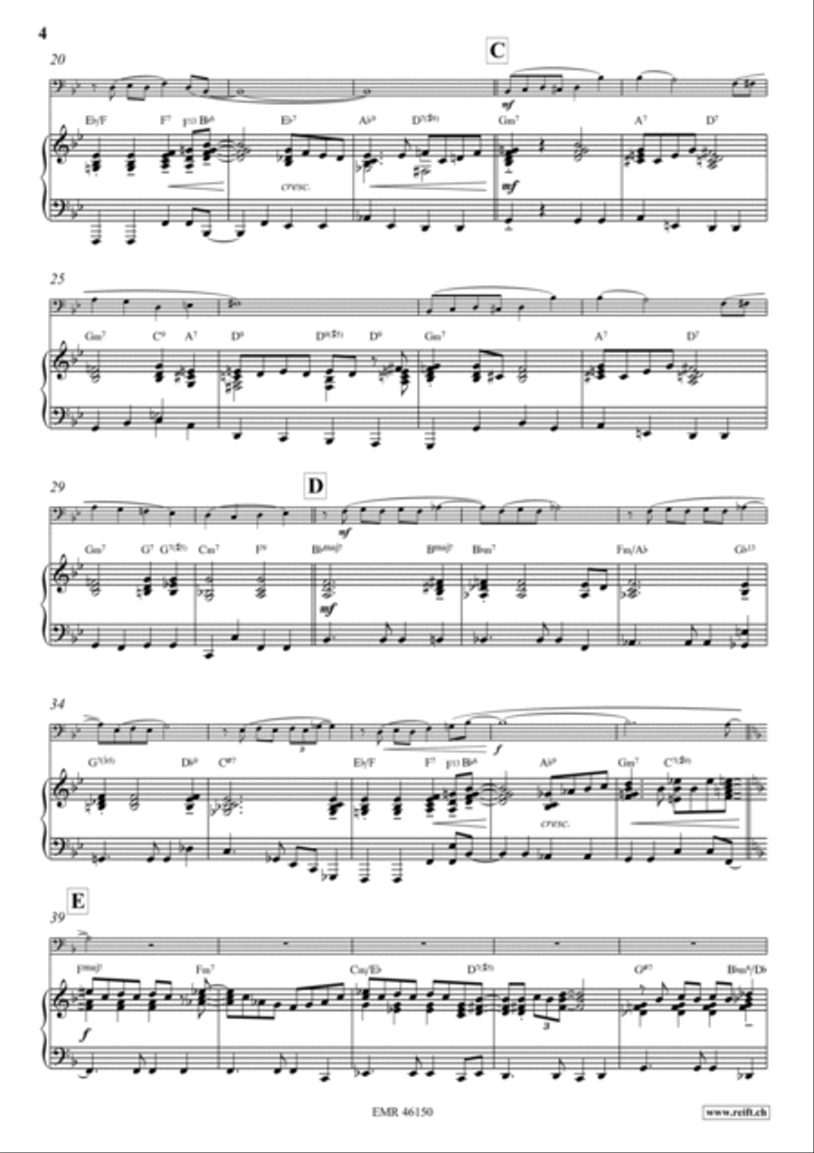 The Man I Love Trombone scores gallery preview page 4