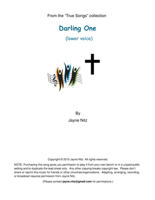 Book cover for Darling One (low voice)