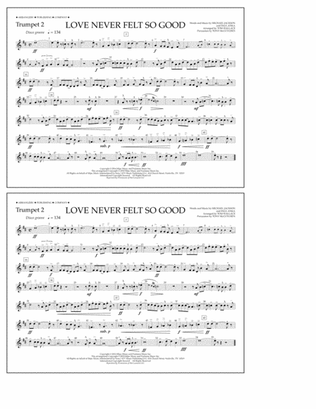 Love Never Felt So Good - Trumpet 2