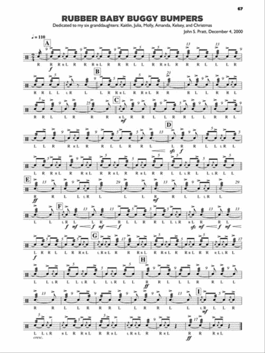 Hal Leonard School for Snare Drum Snare Drum scores gallery preview page 6