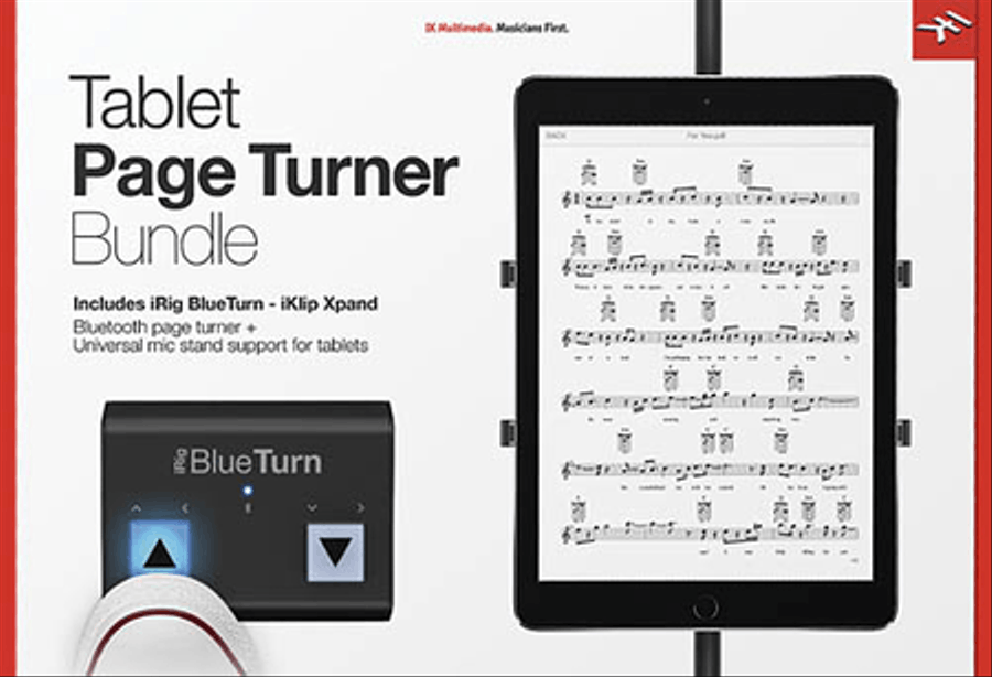 iRig BlueTurn + iKlip Xpand Bundle Musical Instruments scores gallery preview page 2