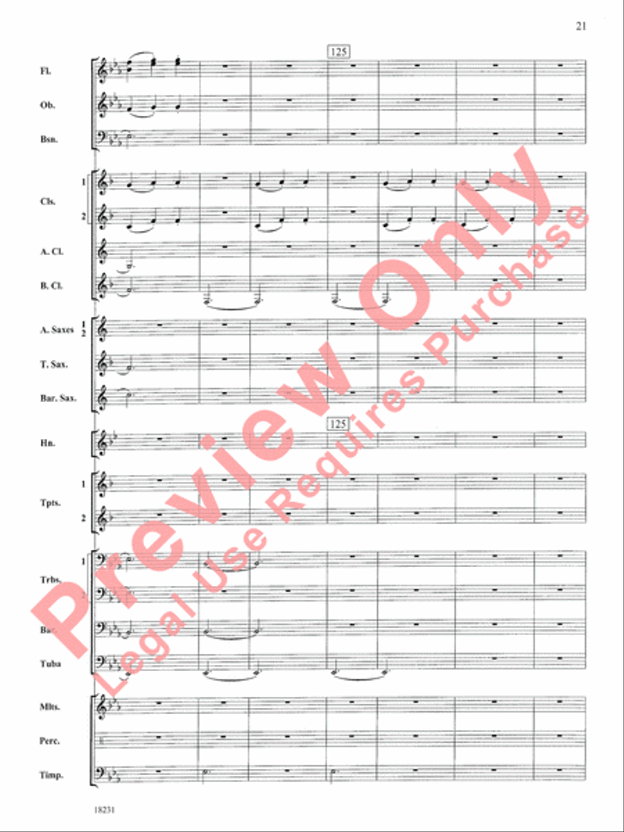 In a French Garden Concert Band scores gallery preview page 22