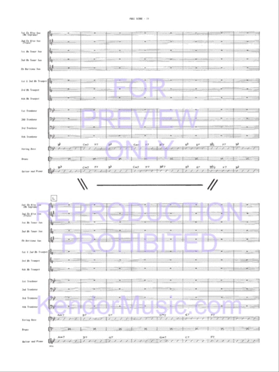 Fingers Jazz Ensemble scores gallery preview page 12