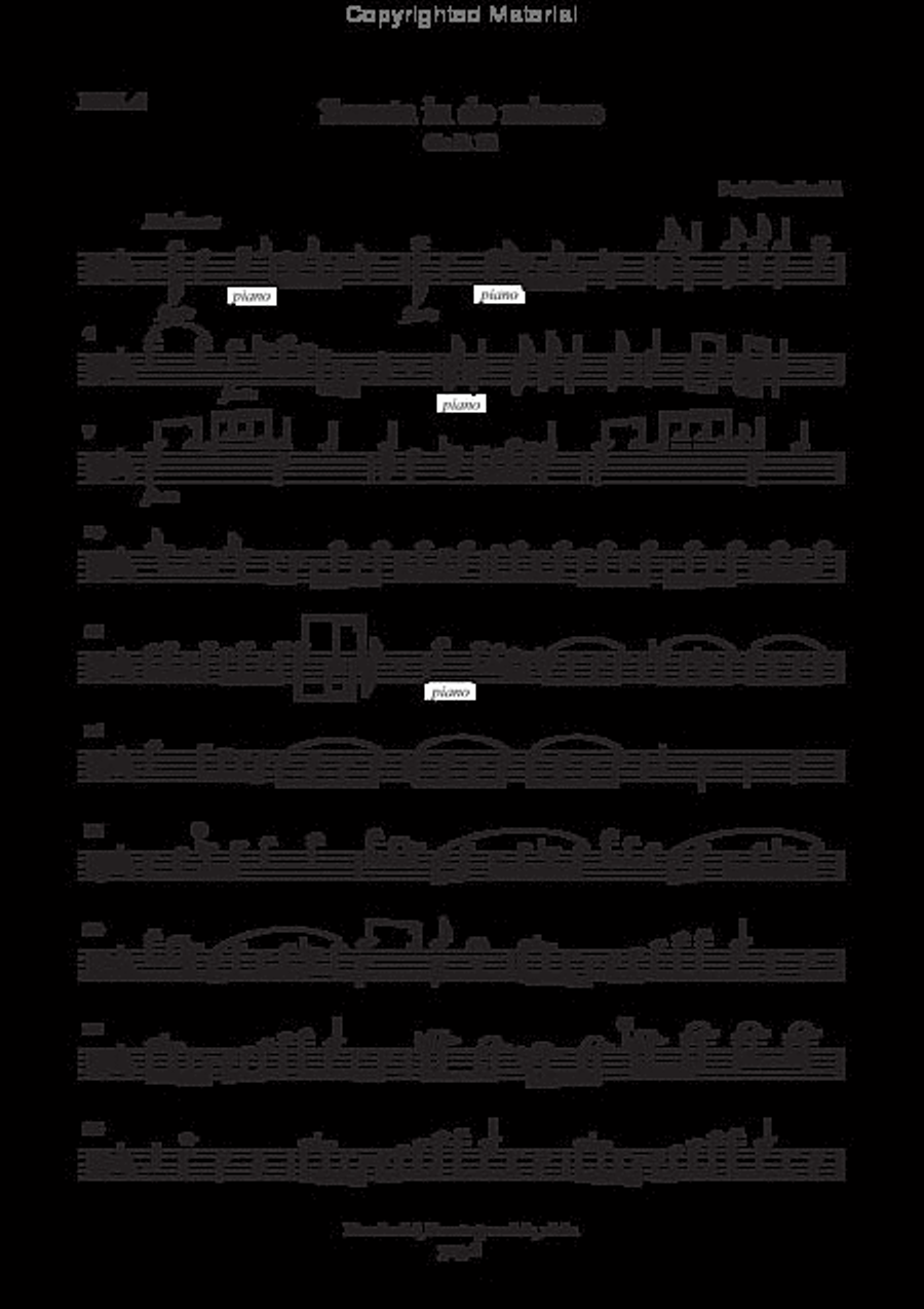 Sonata in do minore GerB 18