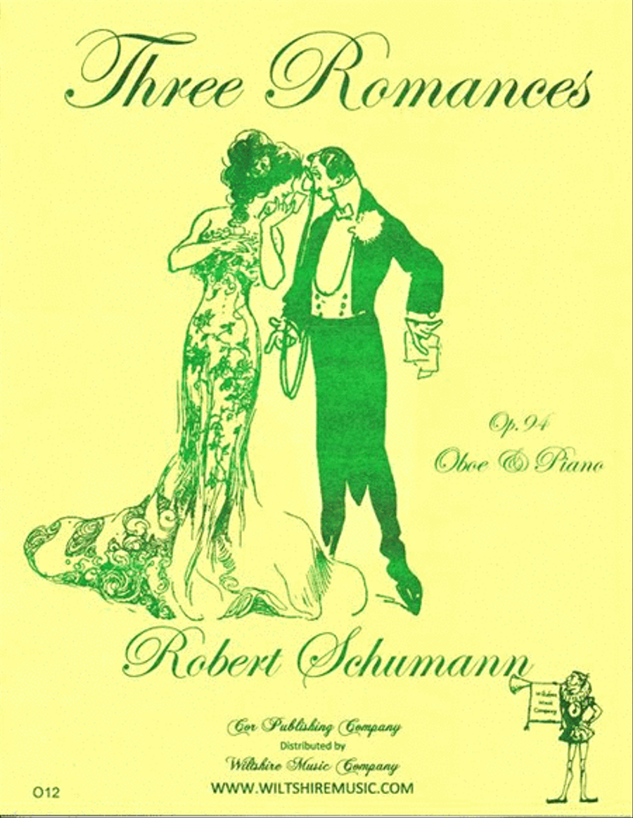 Three Romances, Op.94 Three Romances, Op.94 Piano Accompaniment scores gallery preview page 1