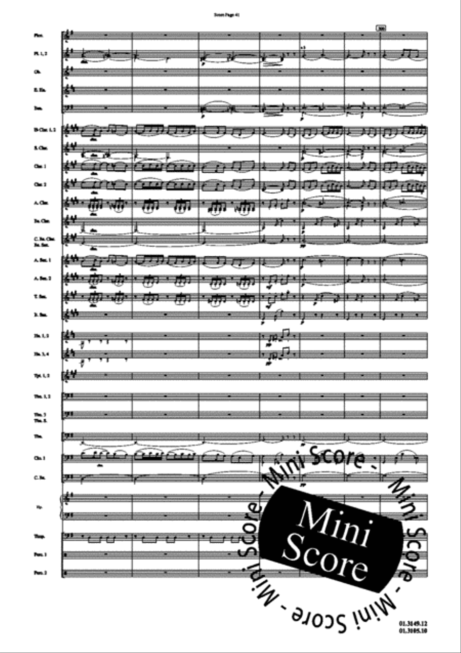 Scheherazade Concert Band scores gallery preview page 165