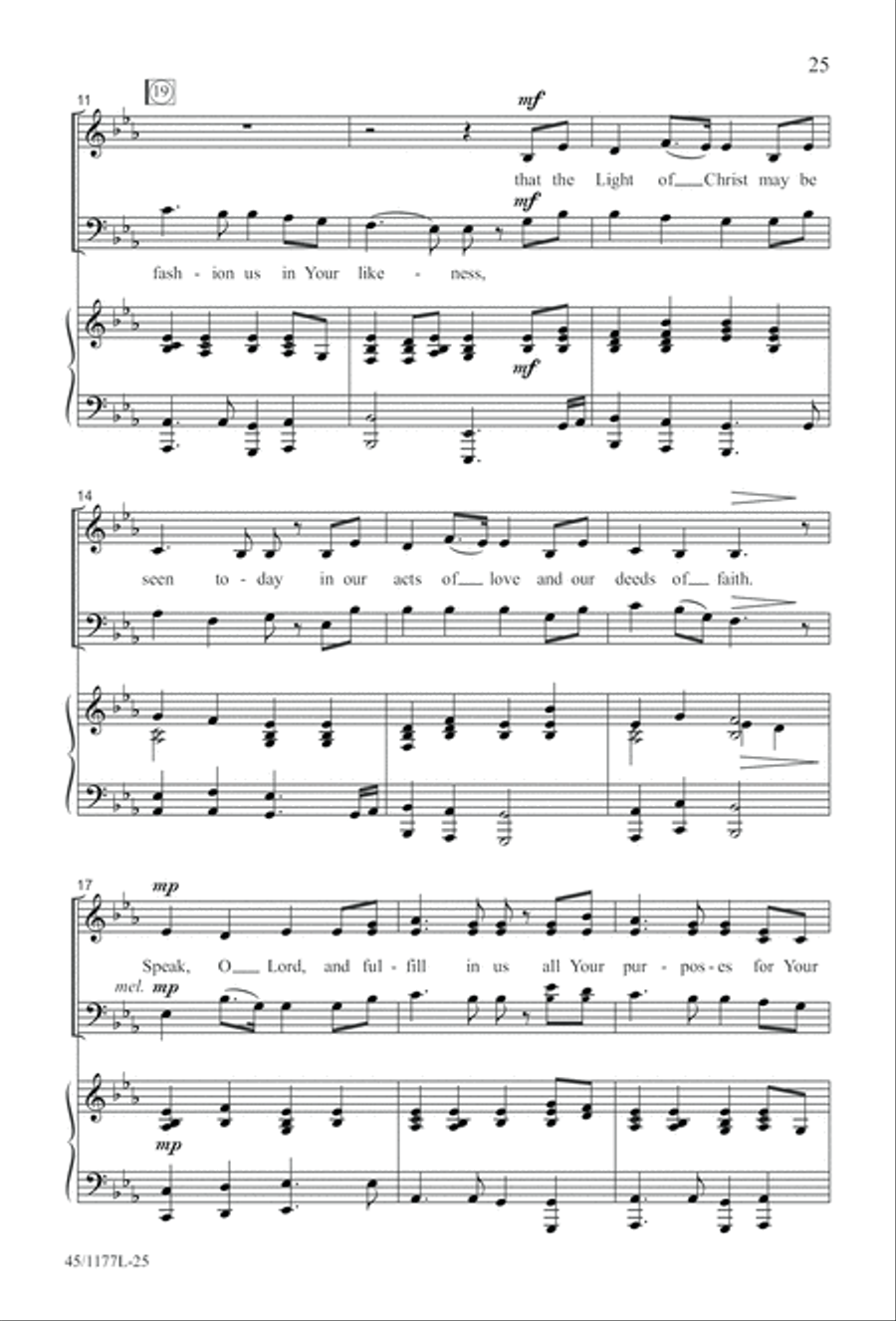 5 Getty Anthems for about 10 Singers 4-Part scores gallery preview page 26
