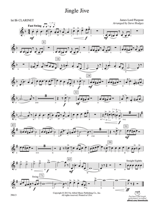 Jingle Jive: 1st B-flat Clarinet