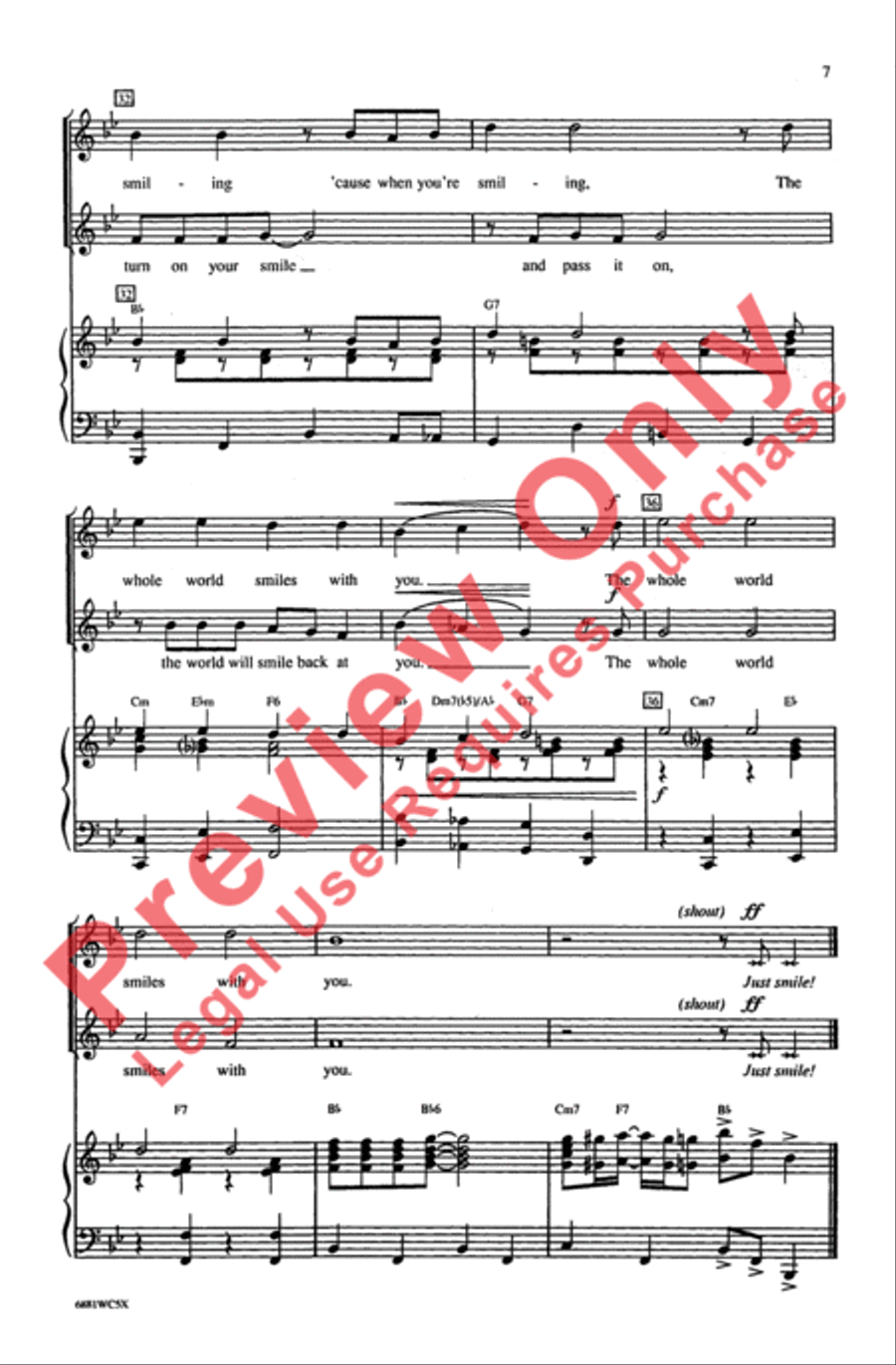 When You're Smiling 2-Part scores gallery preview page 7