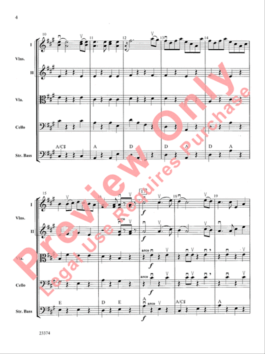 Red Lodge Reel String Orchestra scores gallery preview page 5