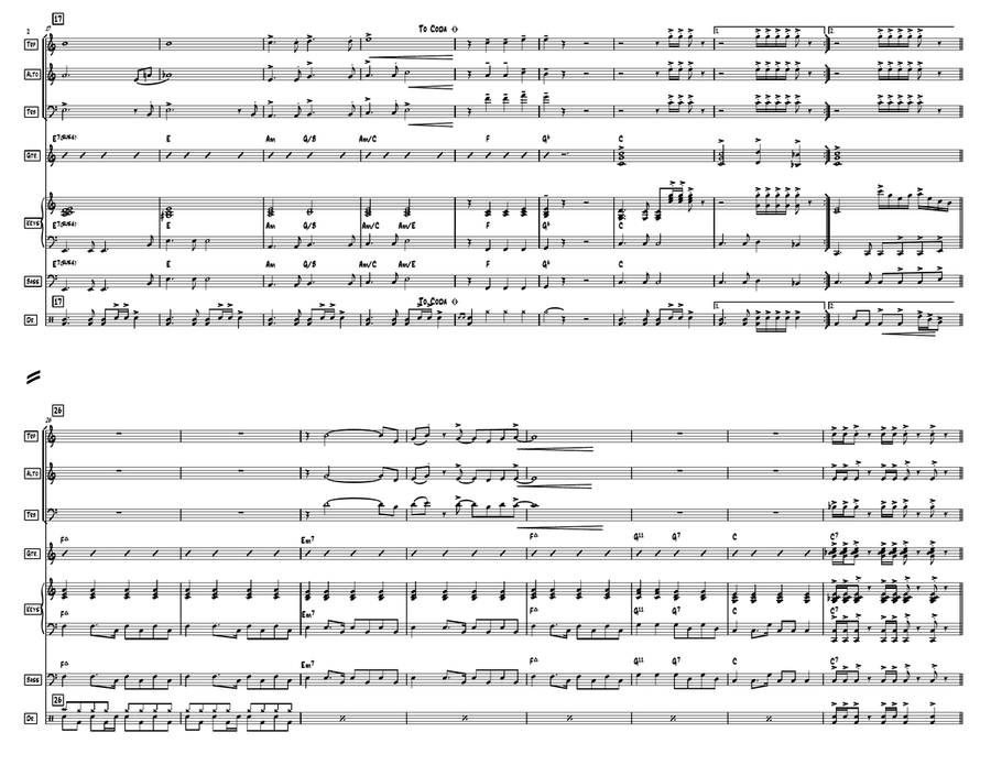 Will You Love Me Tomorrow (Will You Still Love Me Tomorrow) Large Ensemble scores gallery preview page 2