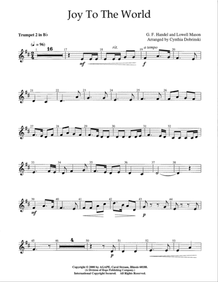 Joy to the World 5-Octaves scores gallery preview page 14