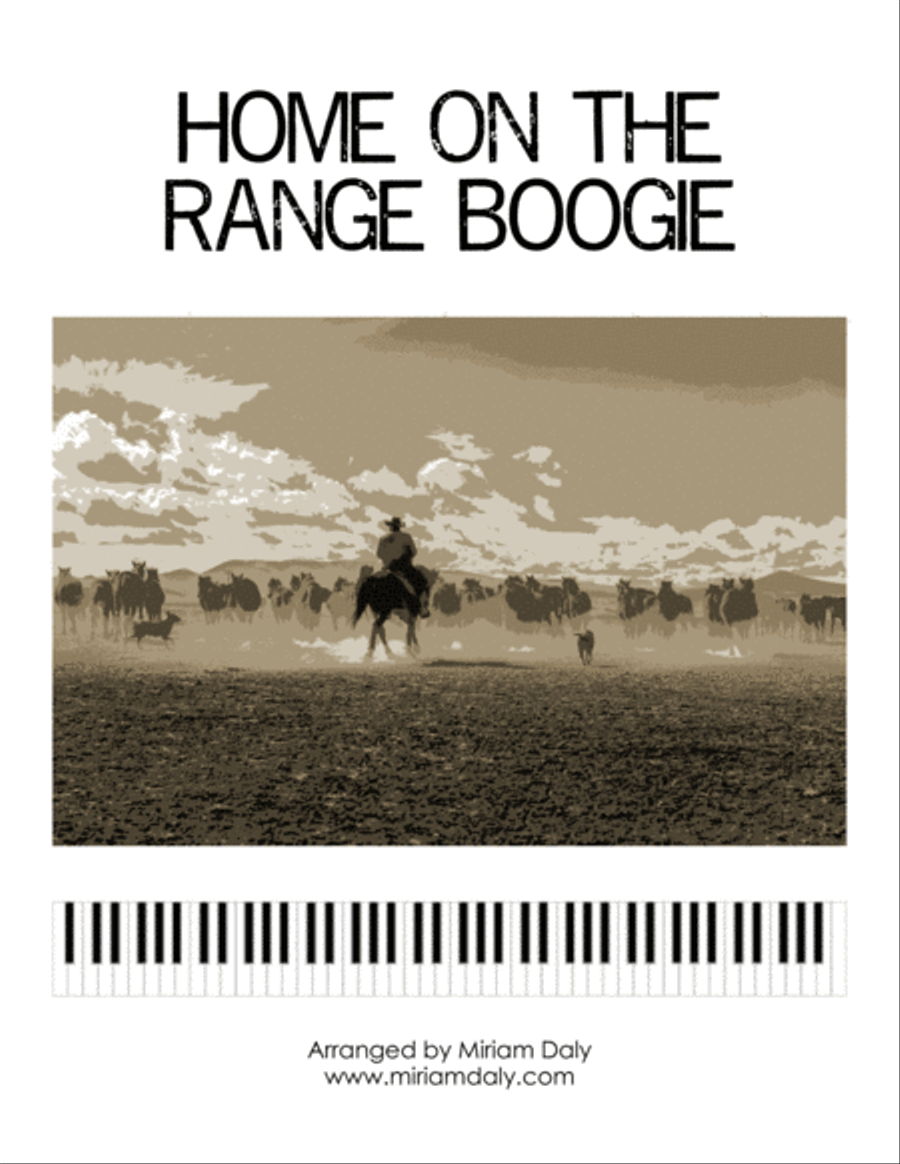 Home On The Range Boogie Piano Solo scores gallery preview page 1