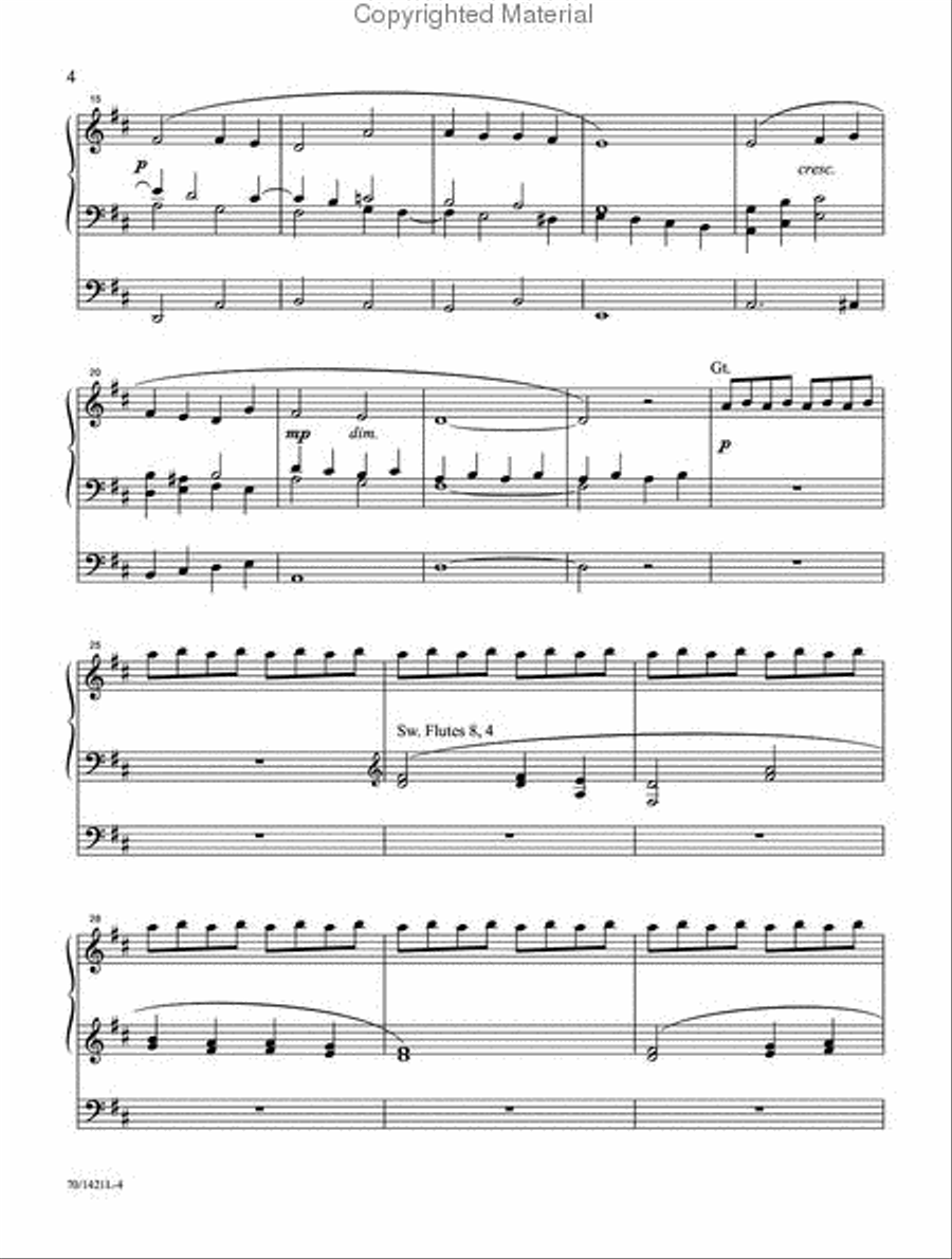 In Memoriam In Memoriam Organ Solo scores gallery preview page 3
