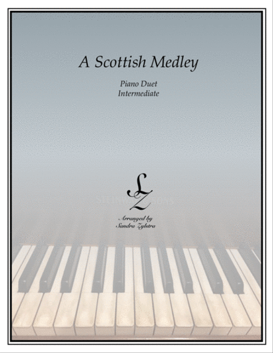 A Scottish Medley (1 piano, 4 hand duet) 1 Piano, 4-Hands scores gallery preview page 1