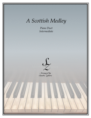 Book cover for A Scottish Medley (1 piano, 4 hand duet)