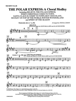 The Polar Express: A Choral Medley: 2nd B-flat Trumpet