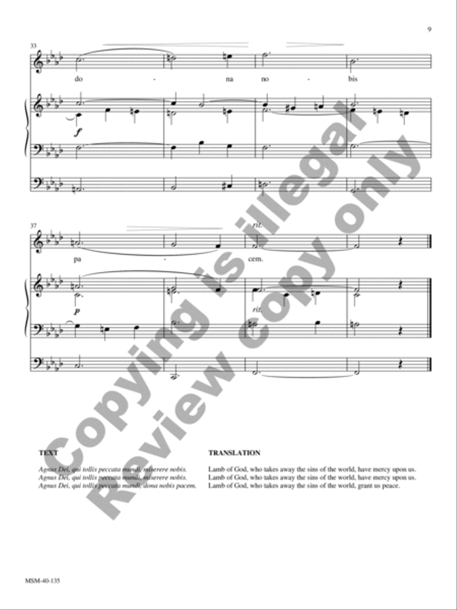 Classical Solos for the Church Year High Voice scores gallery preview page 7