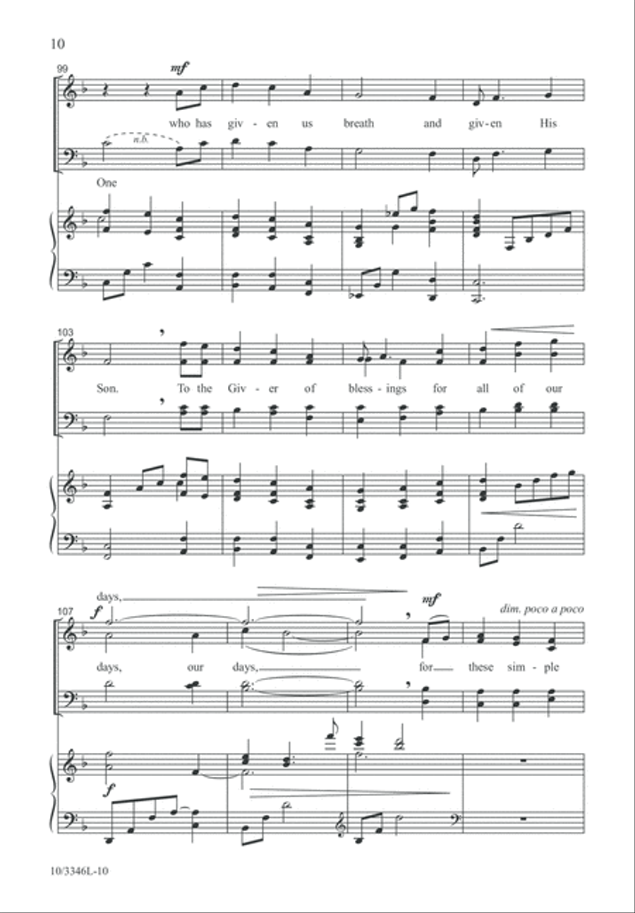 Simple Praise 4-Part scores gallery preview page 10
