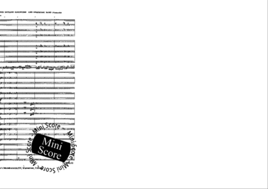 Concertino For Soprano Saxophone Concert Band scores gallery preview page 5