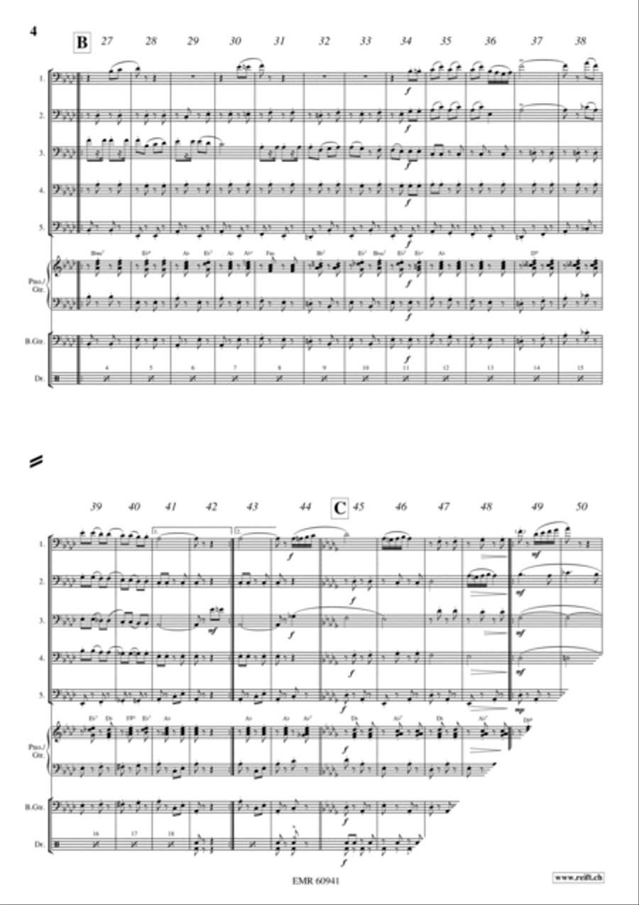 Music Hall Music Hall Trombone scores gallery preview page 4