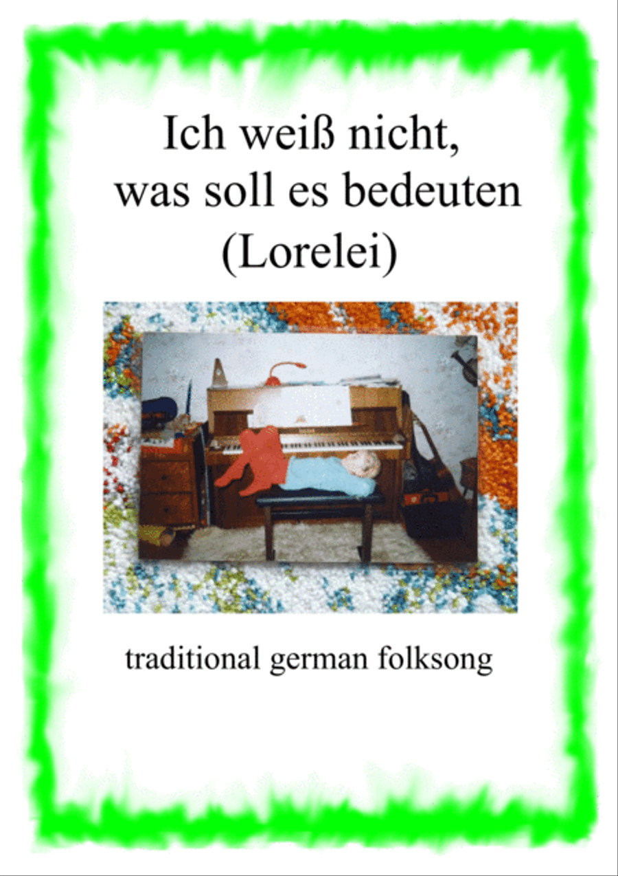 Lorelei - Ich weiß nicht, was soll es bedeuten Piano, Vocal, Guitar scores gallery preview page 1