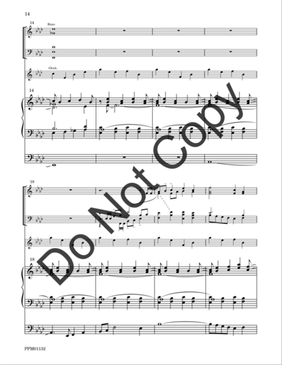 Cortege: Intrada, Arioso, Finale Percussion scores gallery preview page 15