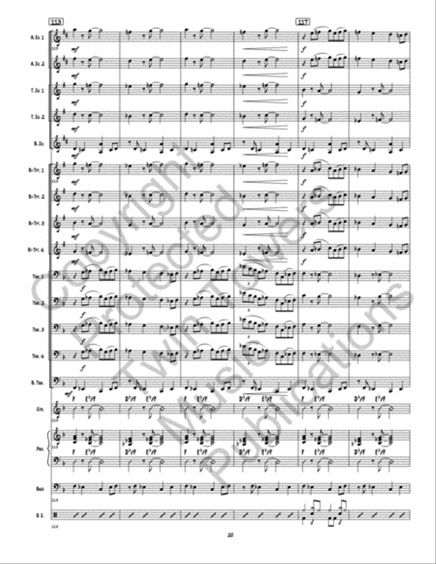 Pocket Aces Pocket Aces Jazz Ensemble scores gallery preview page 21