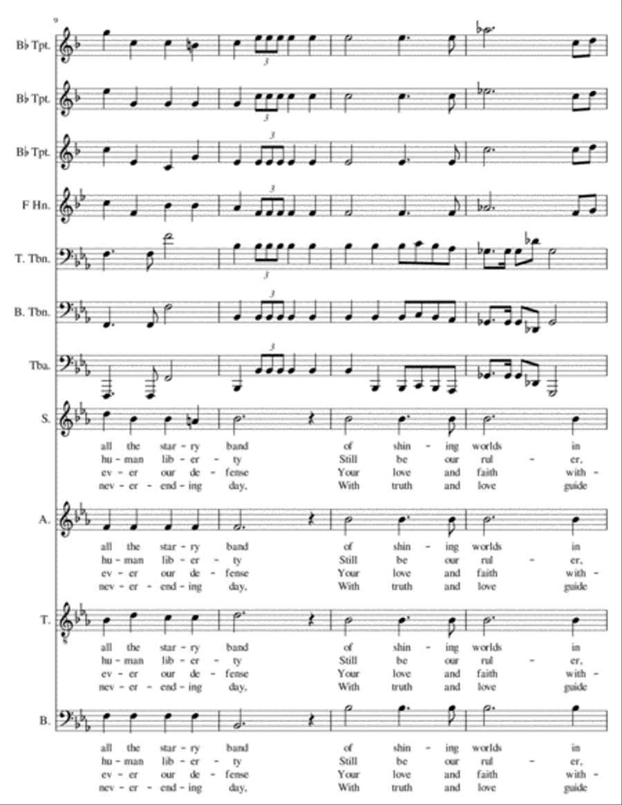 God of The Ages 4-Part scores gallery preview page 4