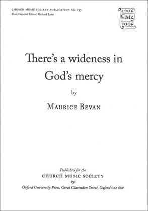 Book cover for There's wideness in God's mercy