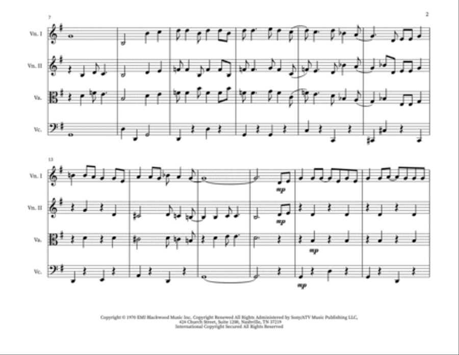 Put Your Hand In The Hand Small Ensemble scores gallery preview page 2