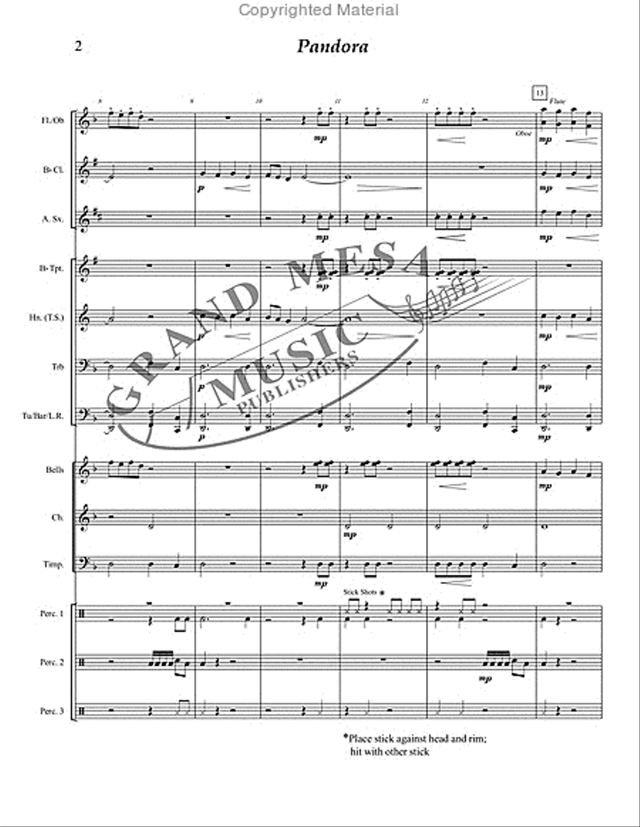 Pandora Concert Band scores gallery preview page 3