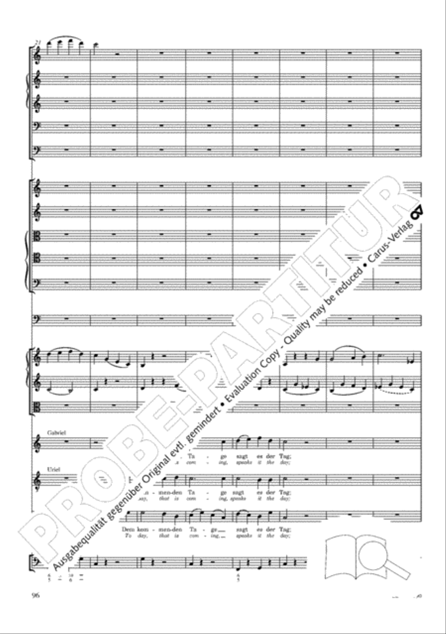 The Creation (Die Schopfung) 4-Part scores gallery preview page 116