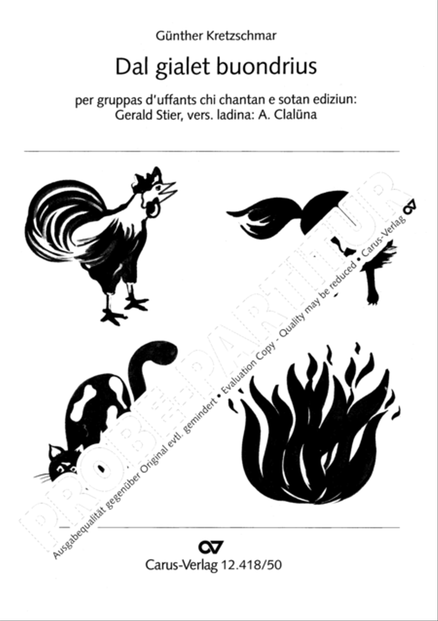 Dal gialet buondrius Voice Solo scores gallery preview page 2