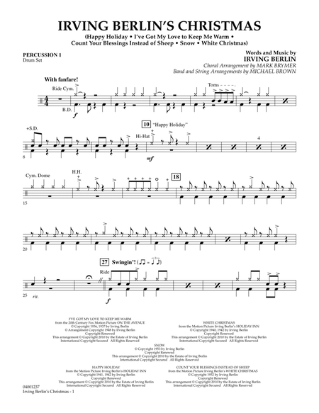 Irving Berlin's Christmas (Medley) - Percussion 1