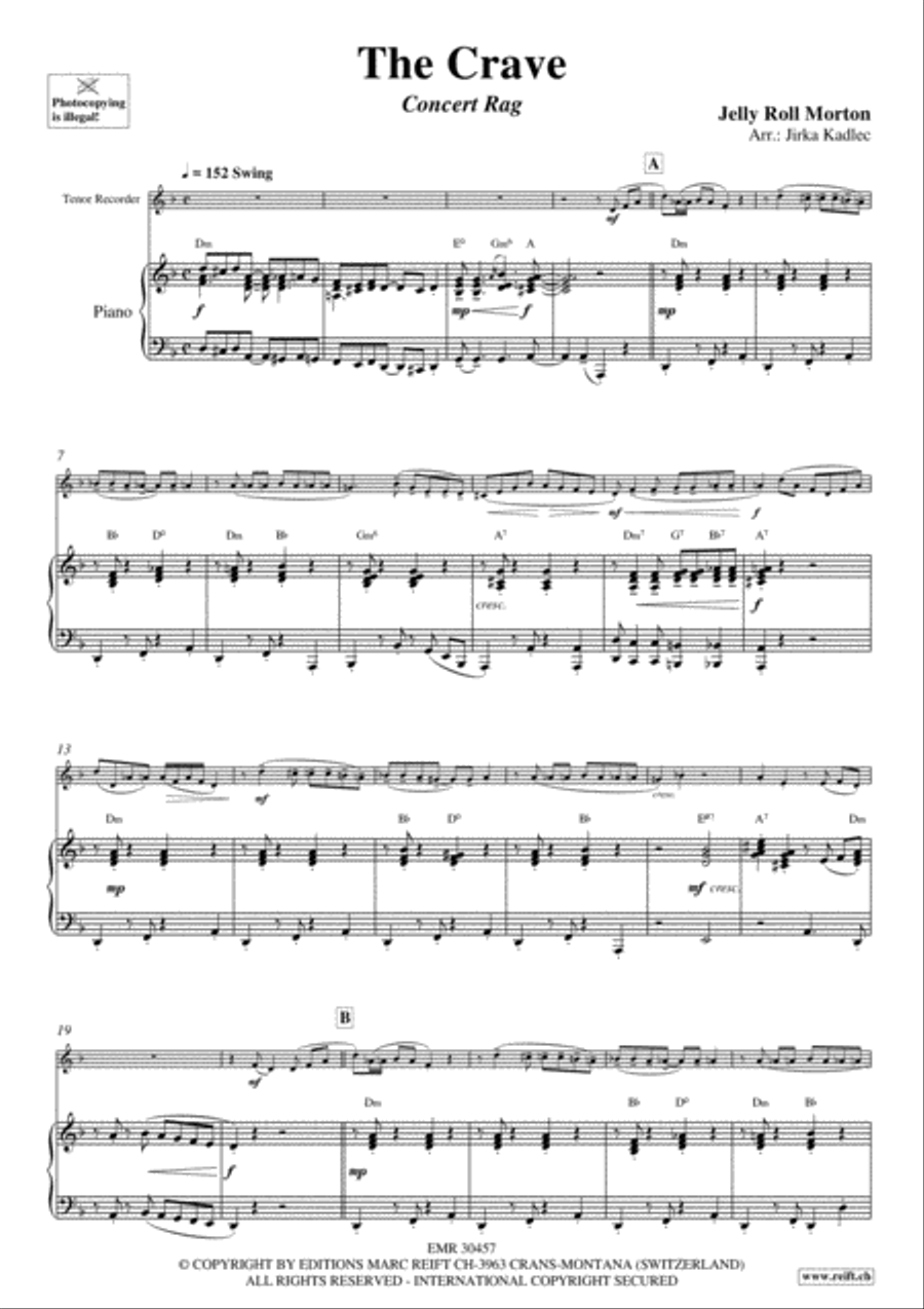 The Crave The Crave Tenor Recorder scores gallery preview page 4