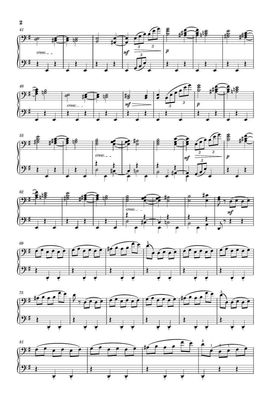 Waltz of the Snowflakes (Nutcracker Ballet Act I) Chamber Music scores gallery preview page 4