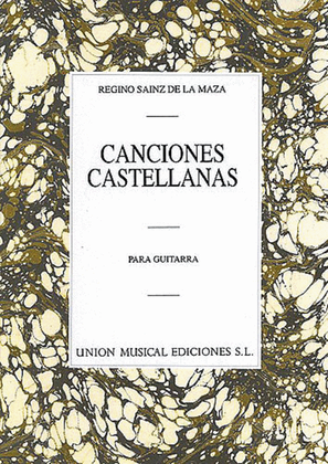 Book cover for Regino Sainz De La Maza: Canciones Castellanas