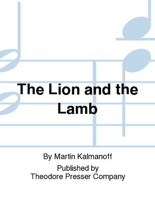 Book cover for The Lion and The Lamb